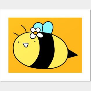 Flower Bee Posters and Art